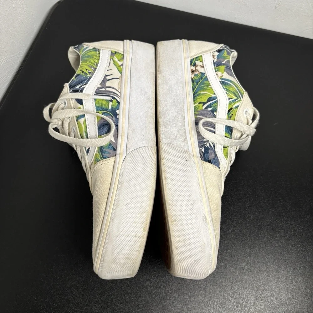 VANS WARD PLATFORM PARADISE FLORAL Shoes Women's Size 9.5 Skate Sneakers Casual‎